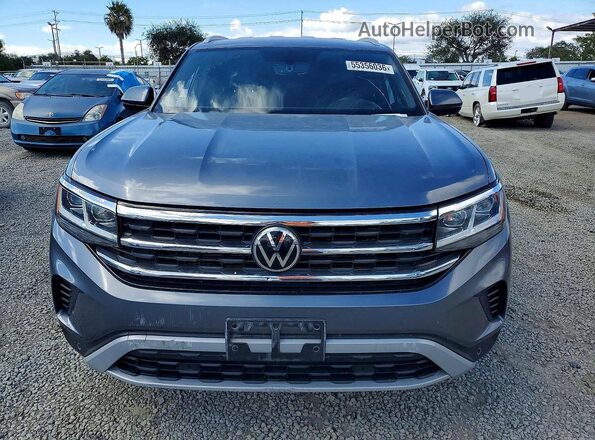 1V2WC2CA4MC220004 2021 VOLKSWAGEN ATLAS Gray Вид спереду