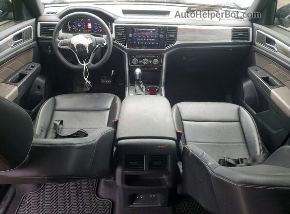 1V2WE2CA1PC223280 2023 VOLKSWAGEN ATLAS Black Առջևի վահանակի տեսք