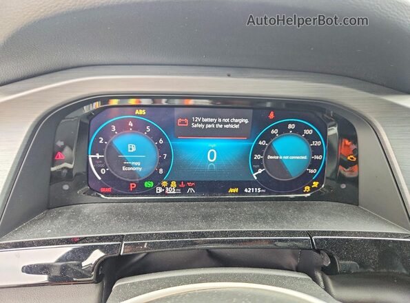 1V2WE2CA1RC249056 2024 VOLKSWAGEN ATLAS White Вид щитка приладів