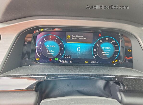 1V2WE2CA9SC220927 2025 VOLKSWAGEN ATLAS Gray Widok zestawu wskaźników