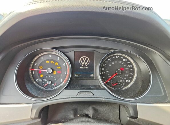 1V2WP2CA3MC543058 2021 VOLKSWAGEN ATLAS Gray Вид щитка приладів