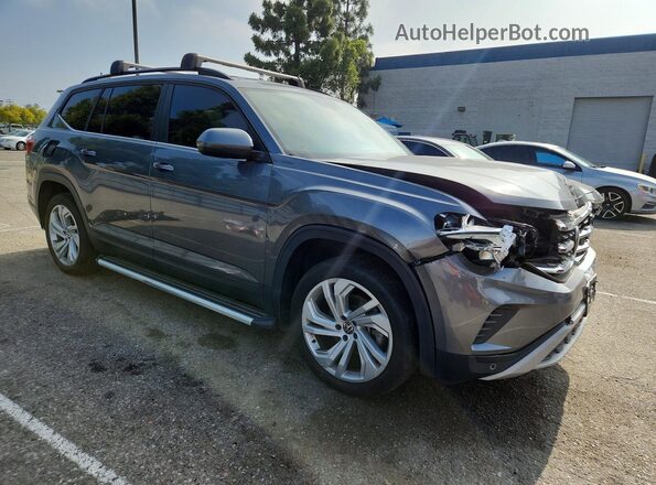 1V2WP2CA3MC543058 2021 VOLKSWAGEN ATLAS Gray Передня права чверть