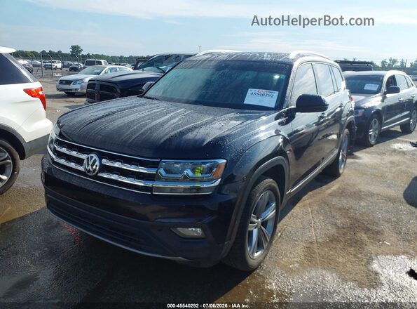 1V2WR2CA0KC608276 2019 VOLKSWAGEN ATLAS Black Vista tres cuartos delantera izquierda