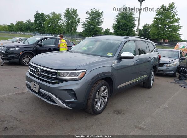 1V2WR2CA0MC584029 2021 VOLKSWAGEN ATLAS Gray წინა მარცხენა ხედი სამი მეოთხედიდან