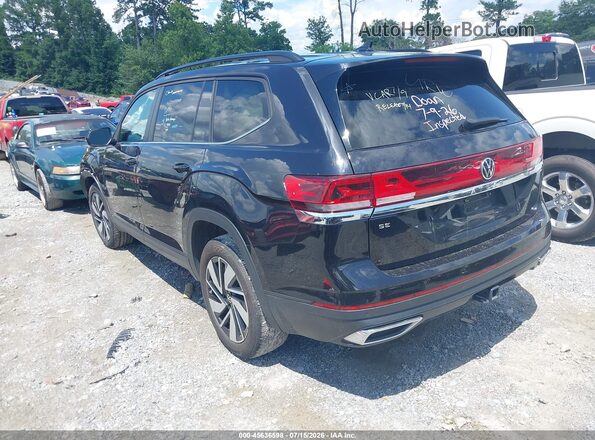 1V2WR2CA0SC531666 2025 VOLKSWAGEN ATLAS Black Հետևի ձախ