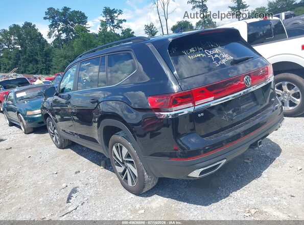 1V2WR2CA0SC531666 2025 VOLKSWAGEN ATLAS Black Սալոնի 360 աստիճան տեսք