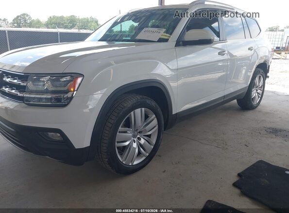 1V2WR2CA1KC524533 2019 VOLKSWAGEN ATLAS Белый Передняя левая четверть