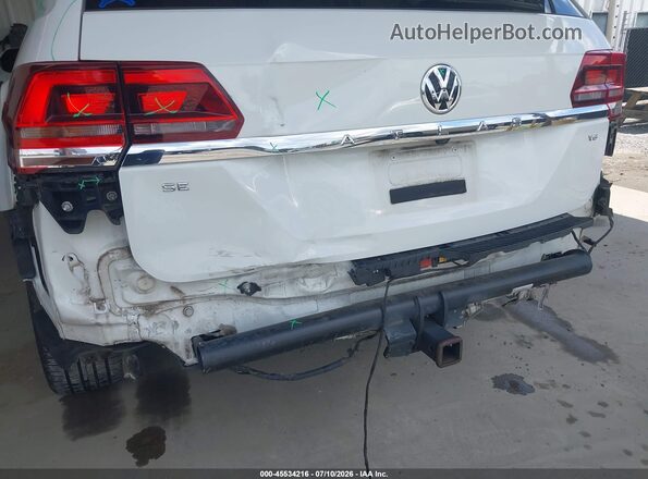1V2WR2CA1KC524533 2019 VOLKSWAGEN ATLAS Белый Вид спереди