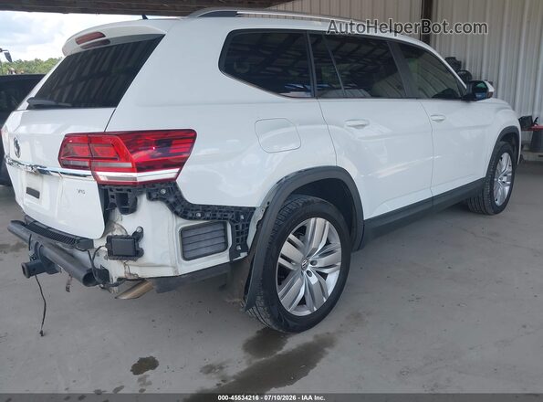 1V2WR2CA1KC524533 2019 VOLKSWAGEN ATLAS Белый Задняя правая четверть