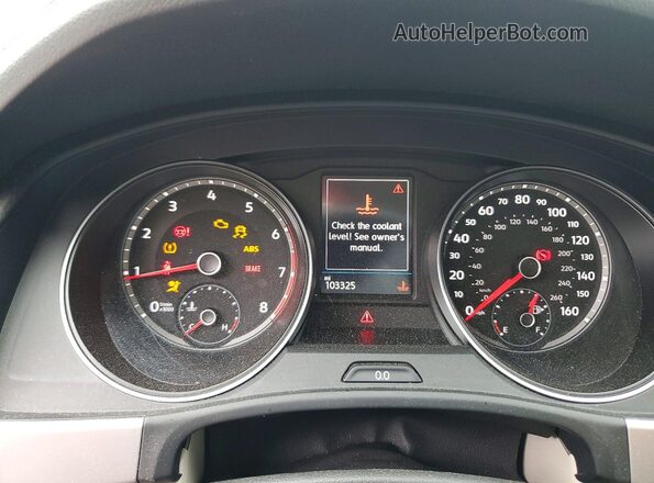 1V2WR2CA1KC591908 2019 VOLKSWAGEN ATLAS White Widok zestawu wskaźników