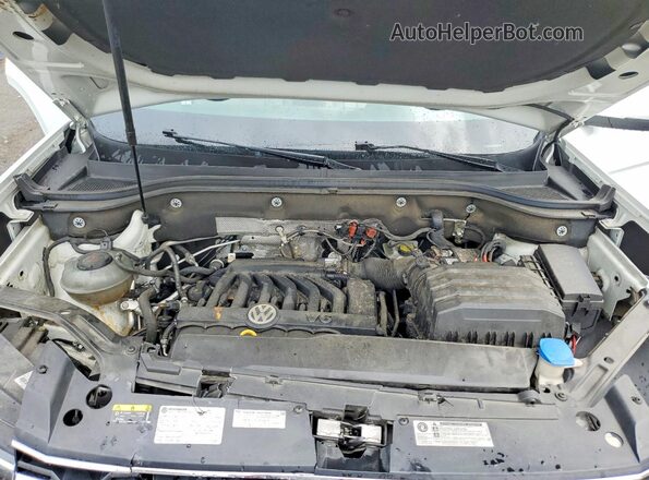 1V2WR2CA1KC591908 2019 VOLKSWAGEN ATLAS White Widok wnętrza z tyłu