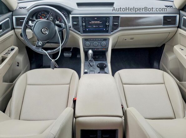 1V2WR2CA1KC591908 2019 VOLKSWAGEN ATLAS White Widok deski rozdzielczej