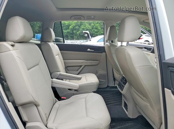 1V2WR2CA1KC591908 2019 VOLKSWAGEN ATLAS White Widok tylnych siedzeń