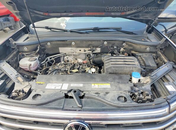 1V2WR2CA1RC519746 2024 VOLKSWAGEN ATLAS Black Вид підкапотного простору