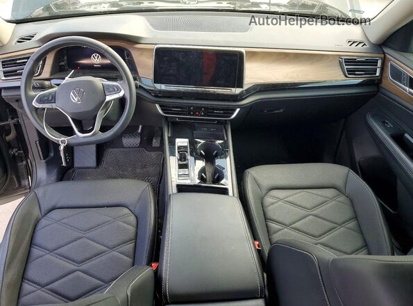 1V2WR2CA1RC519746 2024 VOLKSWAGEN ATLAS Black Вид панелі приладів