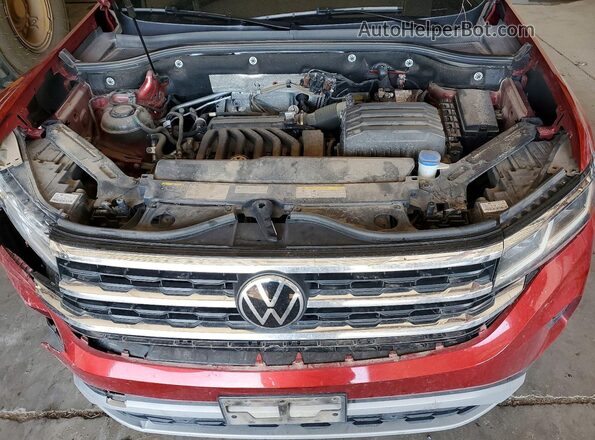 1V2WR2CA2PC521437 2023 VOLKSWAGEN ATLAS Red Вид підкапотного простору