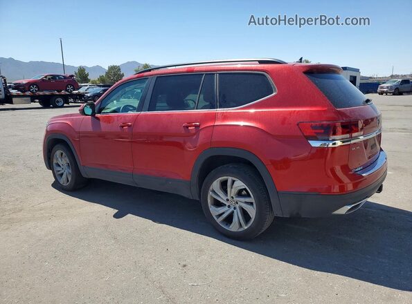 1V2WR2CA2PC521437 2023 VOLKSWAGEN ATLAS Red Задня ліва чверть