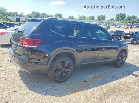 1V2WR2CA3KC551703 2019 VOLKSWAGEN ATLAS Черный Задняя правая четверть