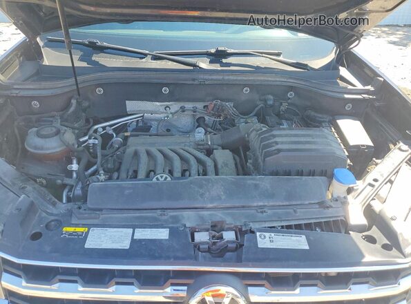 1V2WR2CA3KC551703 2019 VOLKSWAGEN ATLAS Черный Вид задней части салона