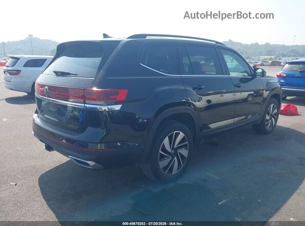 1V2WR2CA3RC575235 2024 VOLKSWAGEN ATLAS Черный Задняя правая четверть