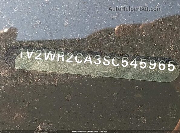 1V2WR2CA3SC545965 2025 VOLKSWAGEN ATLAS Серый 