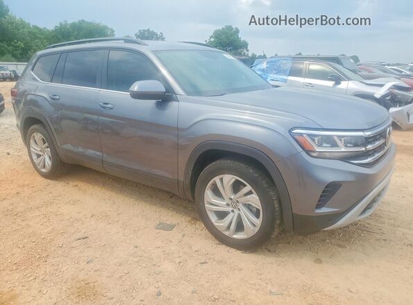 1V2WR2CA4MC592666 2021 VOLKSWAGEN ATLAS Gray Przód prawy