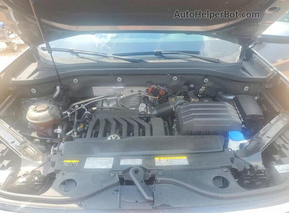 1V2WR2CA4MC592666 2021 VOLKSWAGEN ATLAS Gray Widok komory silnika