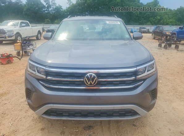 1V2WR2CA4MC592666 2021 VOLKSWAGEN ATLAS Gray Widok z przodu