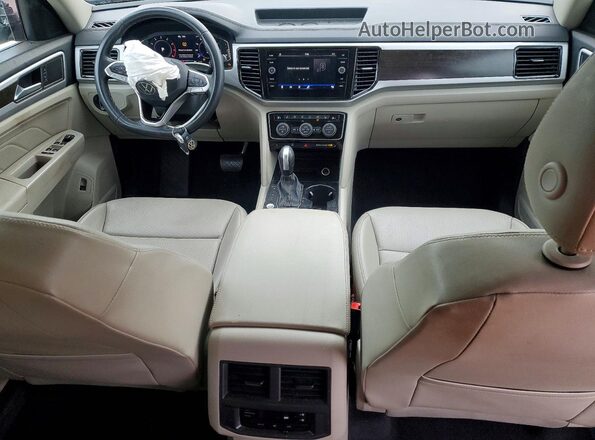 1V2WR2CA4PC545075 2023 VOLKSWAGEN ATLAS Blue Առջևի վահանակի տեսք