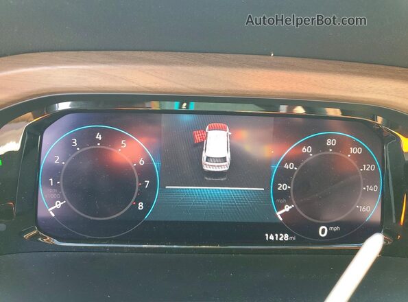 1V2WR2CA4SC545568 2025 VOLKSWAGEN ATLAS Серебряный Вид щитка приборов