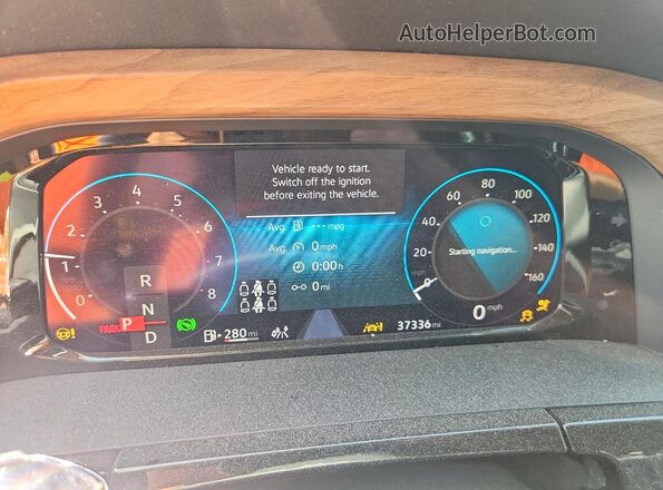 1V2WR2CA5RC511794 2024 VOLKSWAGEN ATLAS Black ხელსაწყოთა პანელის ხედი