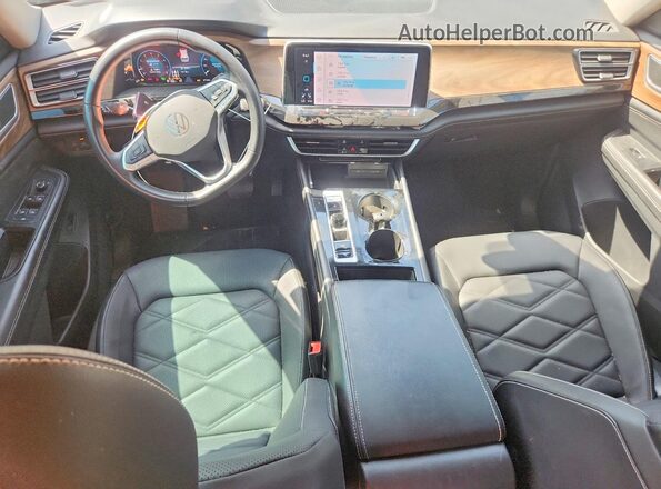 1V2WR2CA5RC511794 2024 VOLKSWAGEN ATLAS Black წინა პანელის ხედი
