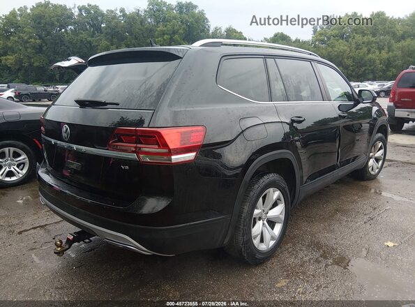 1V2WR2CA6KC560430 2019 VOLKSWAGEN ATLAS Black Задня права чверть