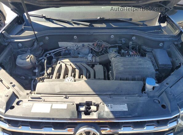 1V2WR2CA6KC606483 2019 VOLKSWAGEN ATLAS Black Engine compartment view