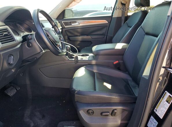 1V2WR2CA6KC606483 2019 VOLKSWAGEN ATLAS Black Front interior view