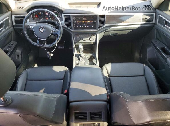 1V2WR2CA6KC606483 2019 VOLKSWAGEN ATLAS Black Dashboard view