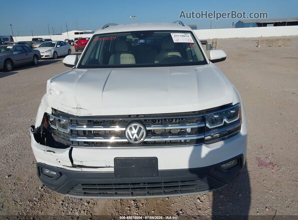 1V2WR2CA7KC560260 2019 VOLKSWAGEN ATLAS White Widok zestawu wskaźników