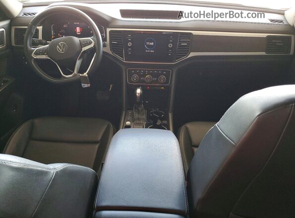 1V2WR2CA7PC544504 2023 VOLKSWAGEN ATLAS Gray Dashboard view
