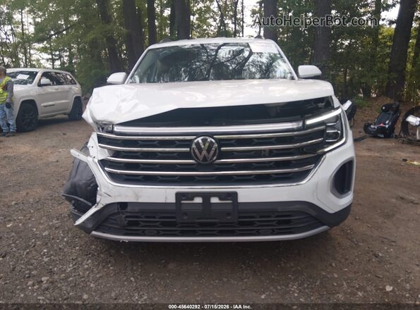 1V2WR2CA7RC550841 2024 VOLKSWAGEN ATLAS White Widok zestawu wskaźników