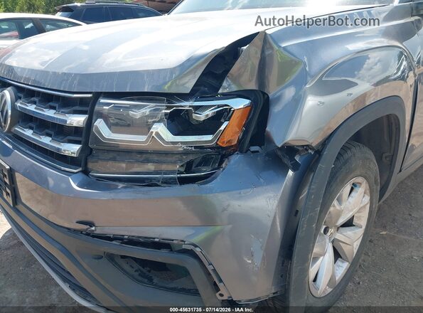 1V2WR2CA8KC554371 2019 VOLKSWAGEN ATLAS Gray წინა ხედი