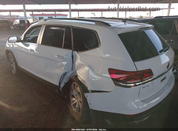 1V2WR2CA8MC521910 2021 VOLKSWAGEN ATLAS Белый Задняя левая четверть