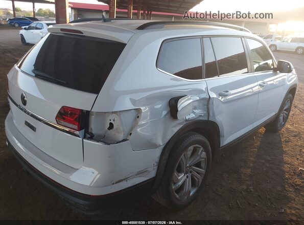 1V2WR2CA8MC521910 2021 VOLKSWAGEN ATLAS Белый Задняя правая четверть