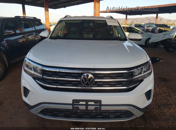 1V2WR2CA8MC521910 2021 VOLKSWAGEN ATLAS Белый Вид панели приборов