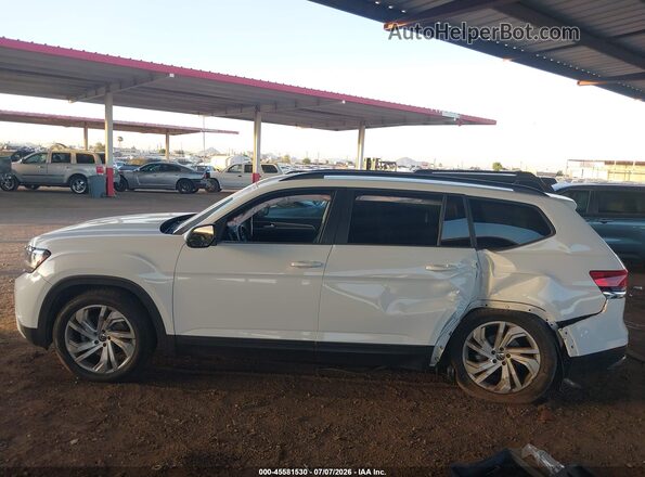 1V2WR2CA8MC521910 2021 VOLKSWAGEN ATLAS Белый Вид задней части салона