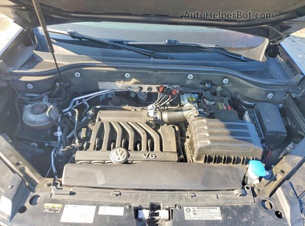 1V2WR2CA9KC573267 2019 VOLKSWAGEN ATLAS Black Widok komory silnika