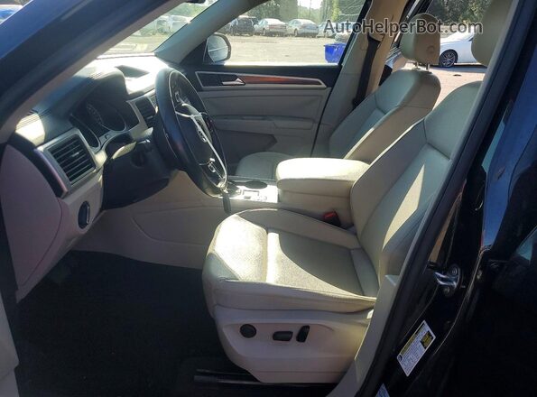 1V2WR2CA9KC573267 2019 VOLKSWAGEN ATLAS Black Widok wnętrza z przodu