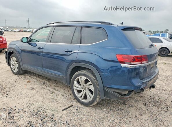 1V2WR2CA9MC568167 2021 VOLKSWAGEN ATLAS Blue Rear left