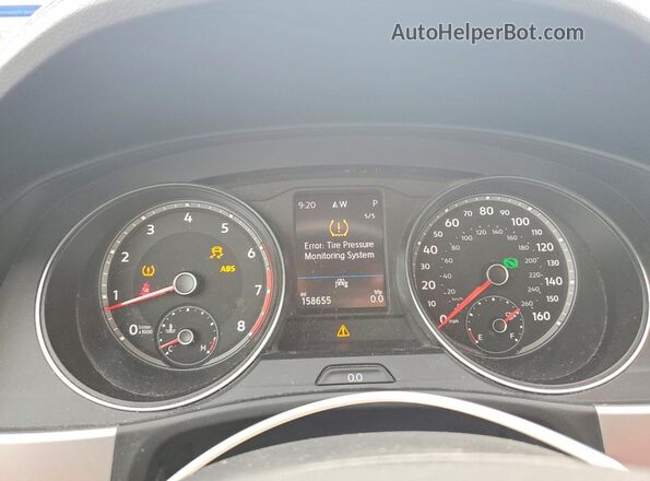 1V2WR2CA9MC568167 2021 VOLKSWAGEN ATLAS Blue Instrument cluster view