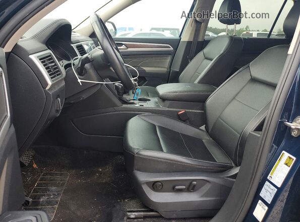 1V2WR2CA9MC568167 2021 VOLKSWAGEN ATLAS Blue Front interior view