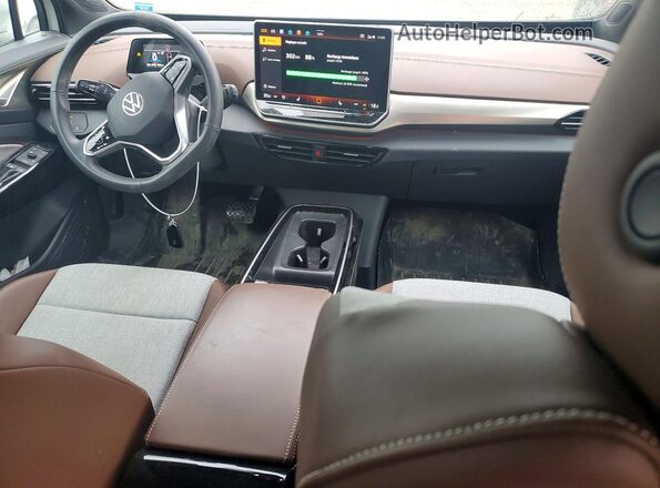 1V2WSPE80RC008427 2024 VOLKSWAGEN ID.4 White Widok deski rozdzielczej